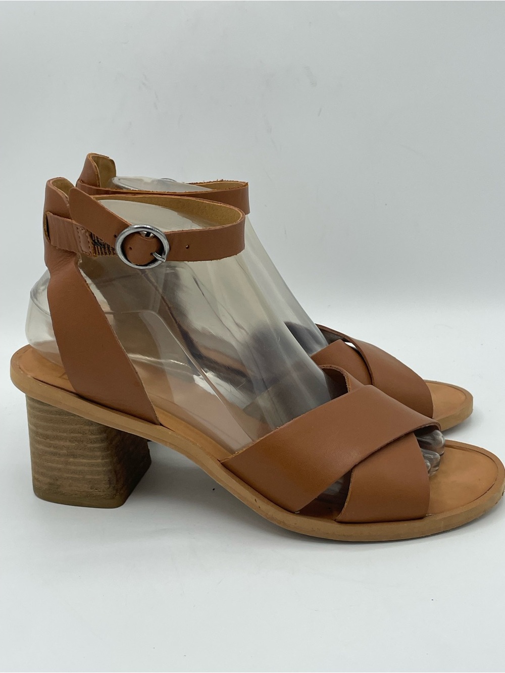 Dolce Vita Roman Leather Block Heel Sandals.